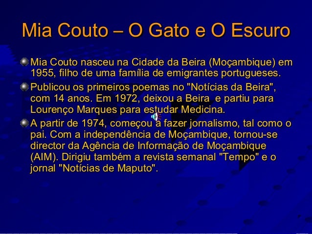 O Fio Das Missangas Mia Couto Pdf